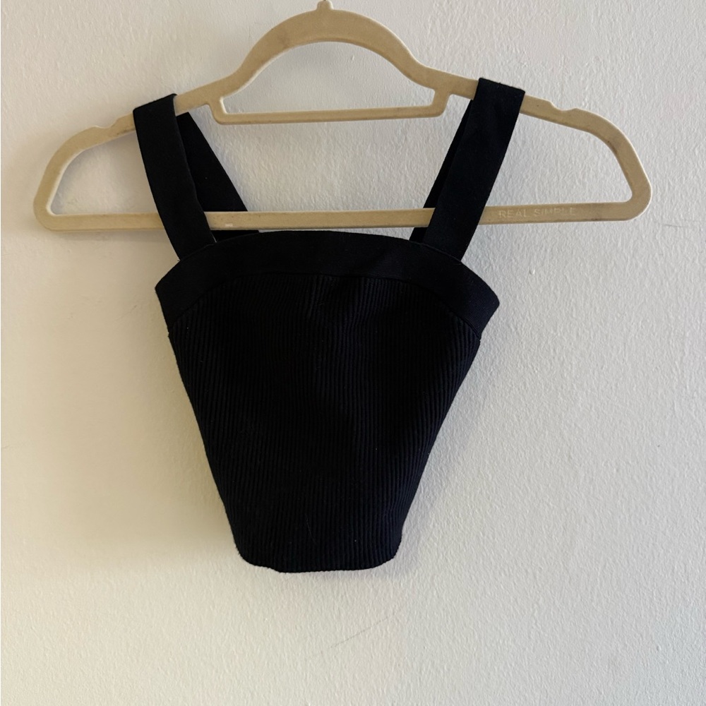 Abercrombie & Fitch Black Crop Top